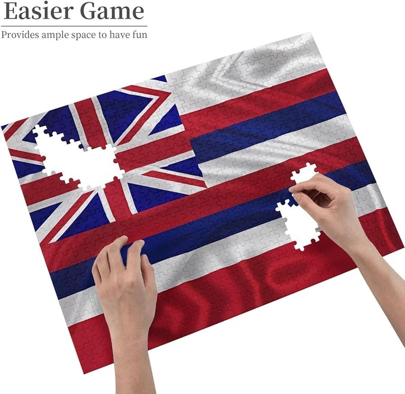 هاواي علم 500 قطعة لغز للأدوات المنزلية الديكور 20.4 × 15 بوصة - Image 3